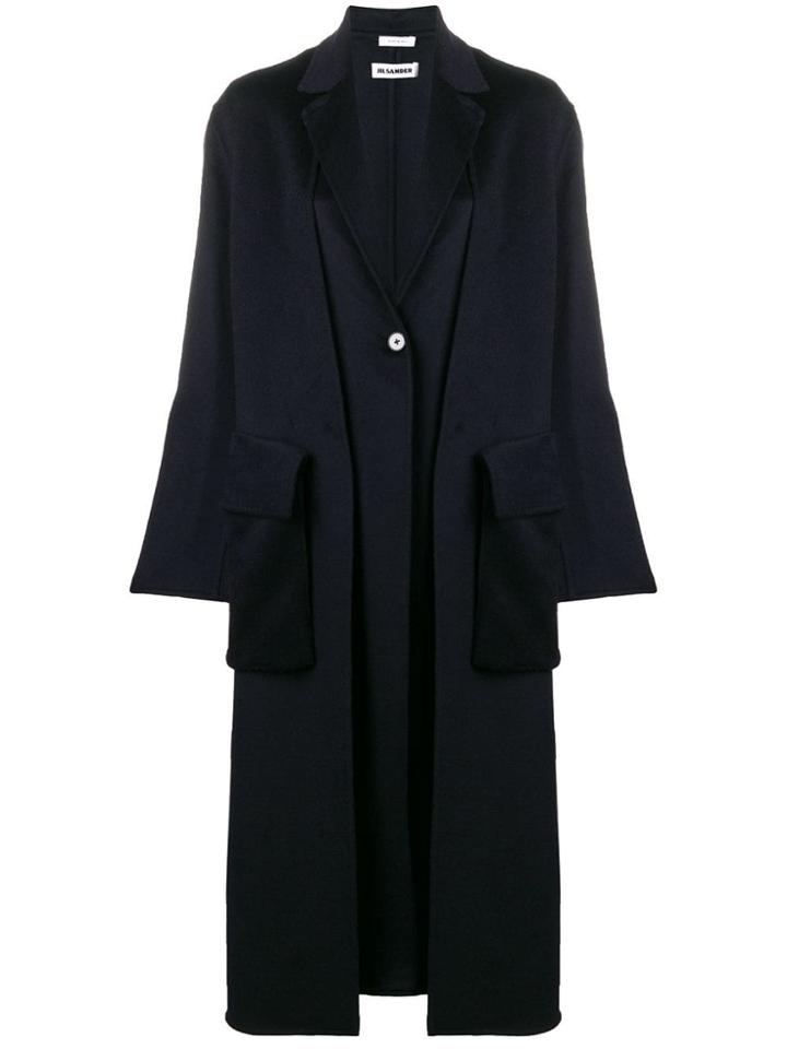 Jil Sander Cargo Pocket Coat - Blue