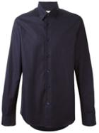 Marni Side Stripe Shirt, Men's, Size: 52, Blue, Cotton/polyamide/virgin Wool
