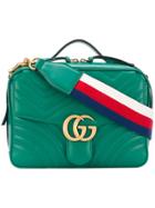 Gucci Gg Marmont Matelassé Shoulder Bag - Green