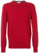 Brunello Cucinelli - Plain Sweatshirt - Men - Cashmere - 50, Red, Cashmere