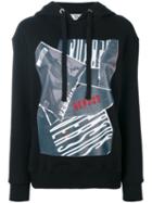 Versus - Printed Hoodie - Women - Cotton/spandex/elastane - S, Black, Cotton/spandex/elastane