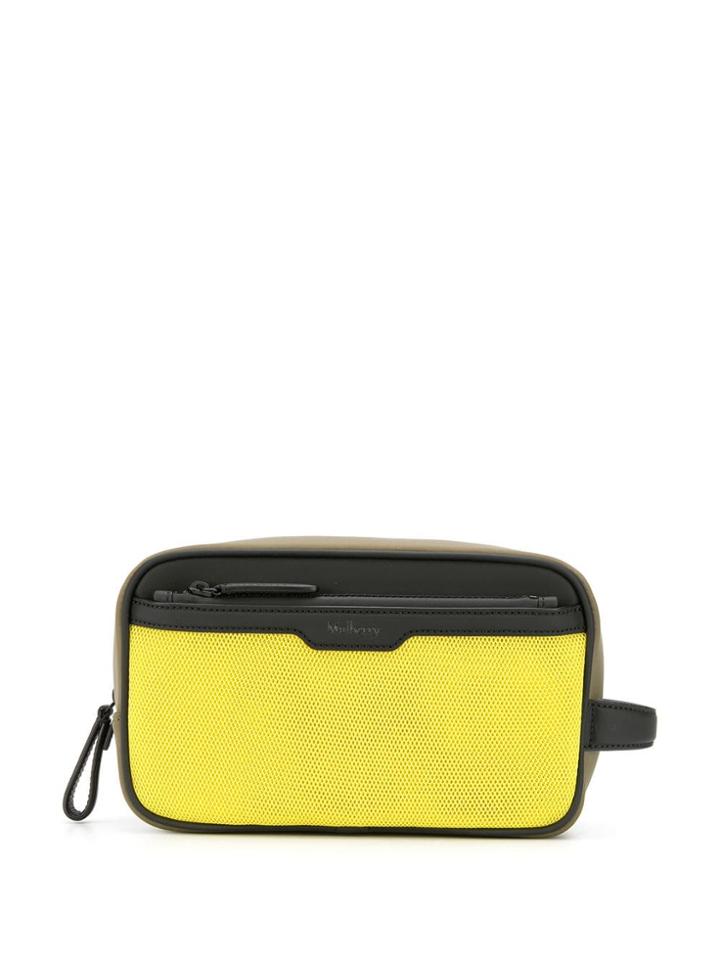Mulberry Mesh Wash Bag - Yellow
