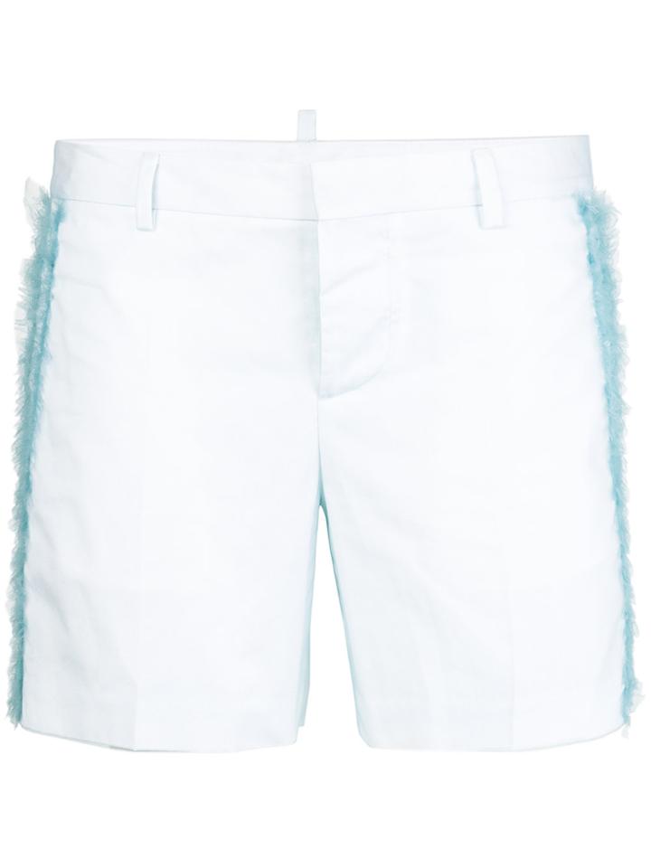 Dsquared2 Tinsel Detail Shorts - White