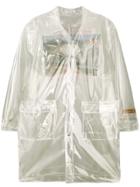 Heron Preston Clear Raincoat - Nude & Neutrals