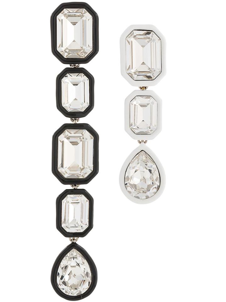 Racil Grace Mismatched Earrings - White