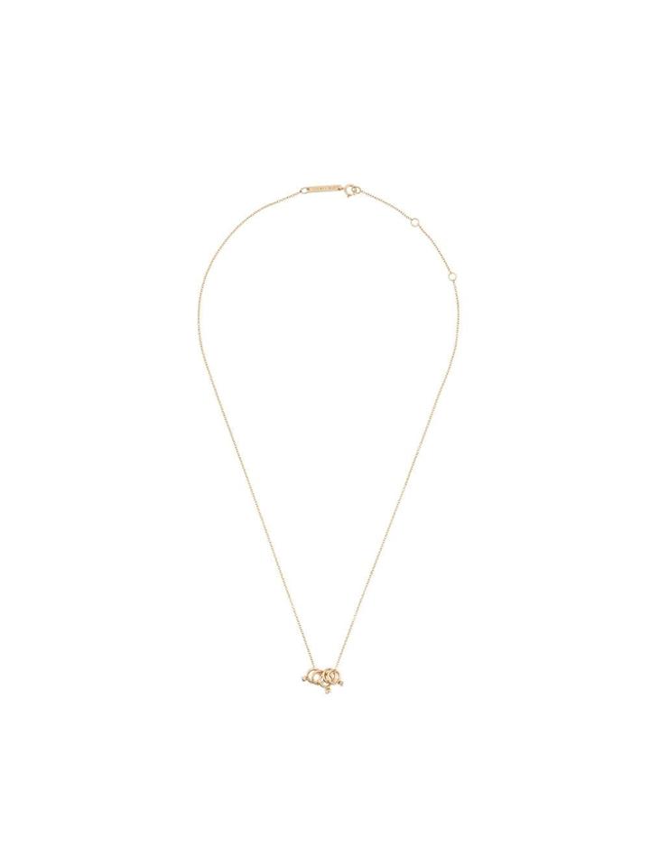 Zoë Chicco Diamond Rings Chain Necklace - Gold