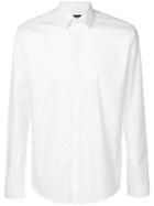 Les Hommes Long-sleeve Fitted Shirt - White