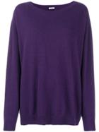 P.a.r.o.s.h. Oversized Sweater - Pink & Purple