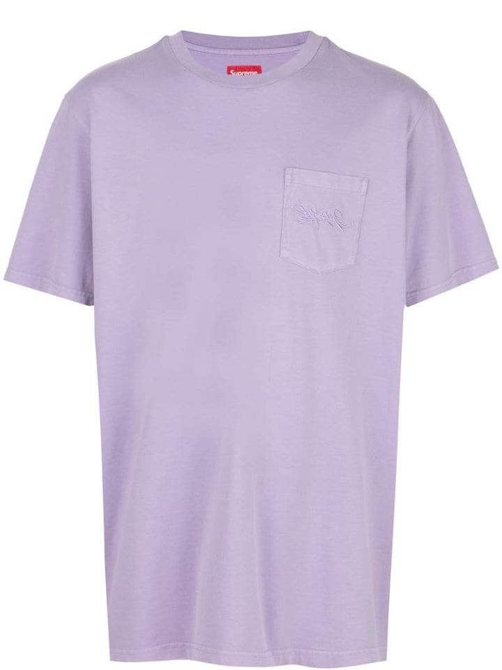 Supreme Overdyed Pocket Tee - Blue