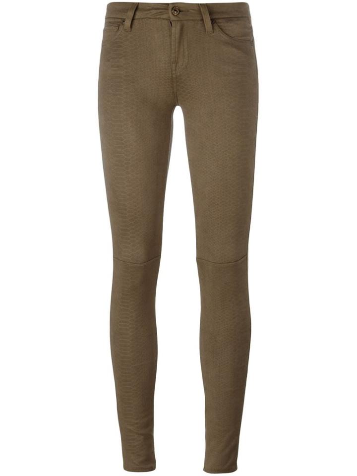 7 For All Mankind Skinny Trousers, Women's, Size: 31, Grey, Polyester/spandex/elastane