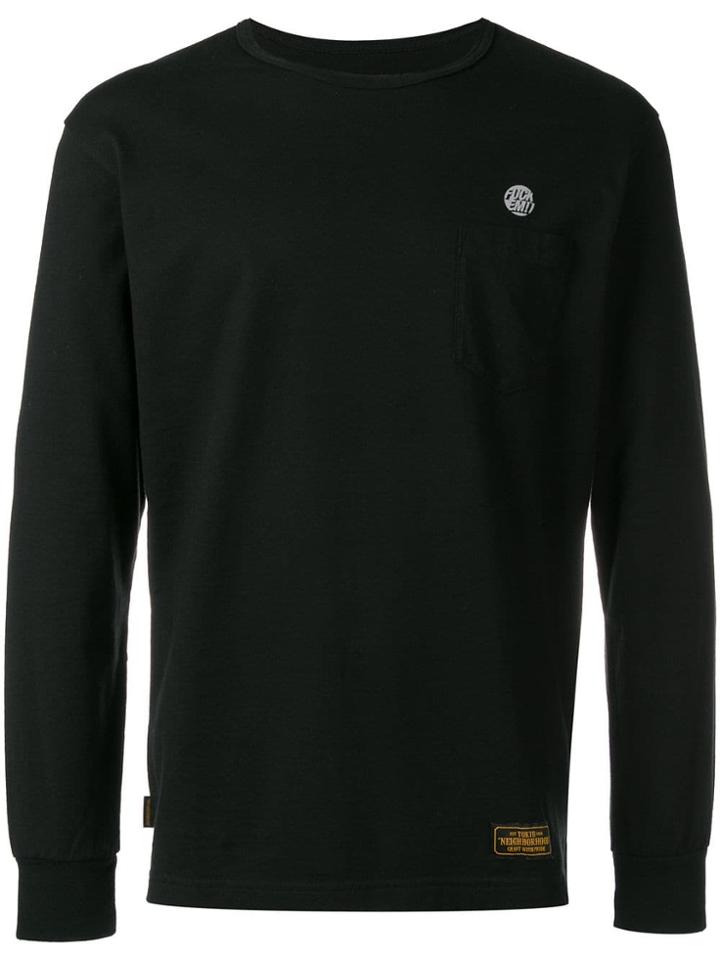 Neighborhood Classic-p/c-crew Sweatshirt - Black