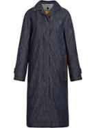 Mackintosh Dark Indigo Denim Coat D-wc008d - Blue