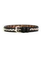 Saint Laurent Studded Belt, Men's, Size: 105, Black, Brass/calf Leather