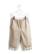 Burberry Kids - Check Detail Trousers - Kids - Cotton - 18 Mth, Nude/neutrals