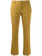 Alberto Biani Cropped Tailored Trousers - Green