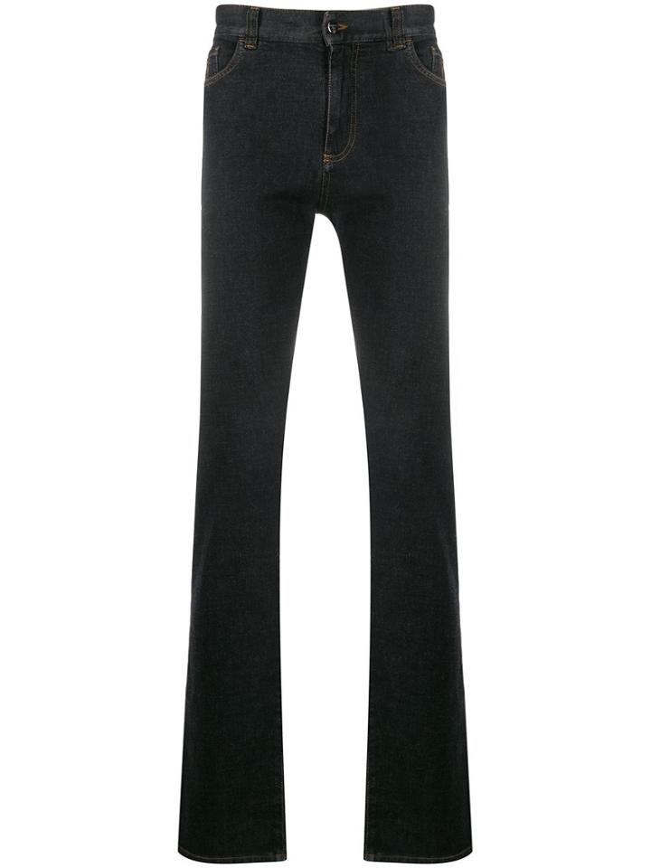 Canali Straight Leg Jeans - Black