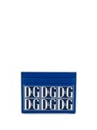 Dolce & Gabbana Logo Print Cardholder - Blue