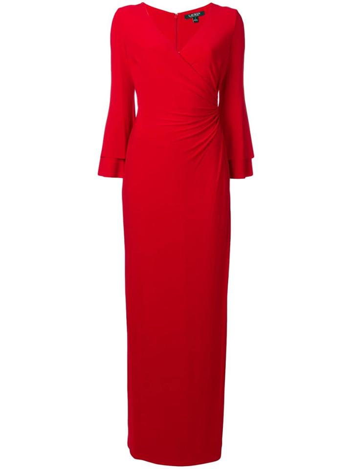 Ralph Lauren Long Empire Line Dress - Red