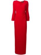 Ralph Lauren Long Empire Line Dress - Red