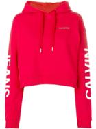 Calvin Klein Jeans Logo-print Hoodie - Red