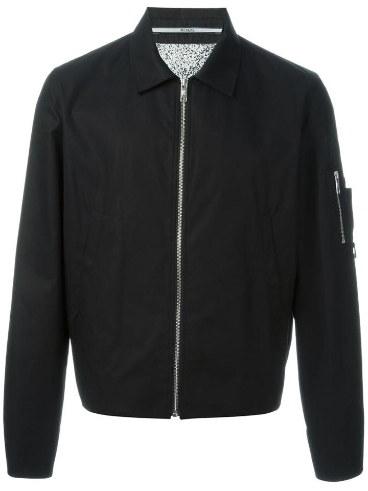 Kenzo Back Logo Print Bomber Jacket