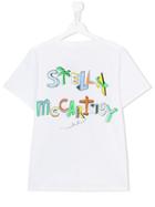 Stella Mccartney Kids Arlo Skywriting Print T-shirt, Boy's, Size: 14 Yrs, White