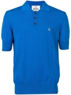 Vivienne Westwood Slim-fit Logo Polo Shirt - Blue