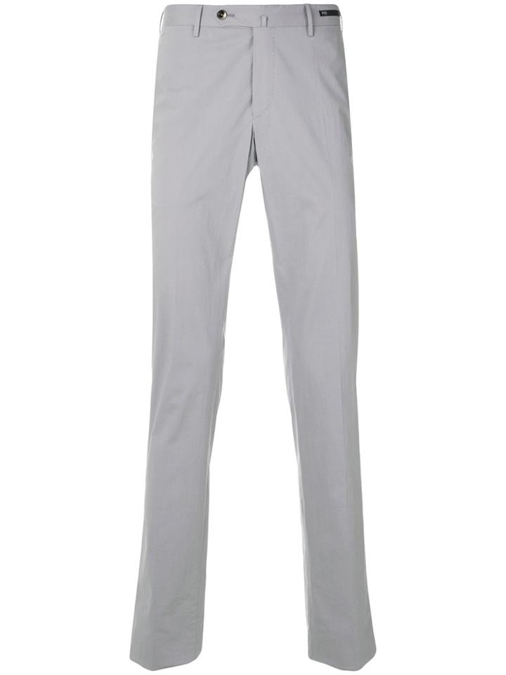 Pt01 Unlined Super Slim Chinos - Grey