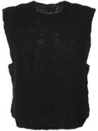 Derek Lam Cropped Knit Vest - Black