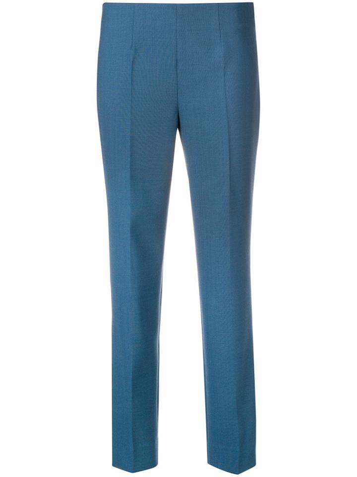 Incotex Straight Plain Trousers - Blue