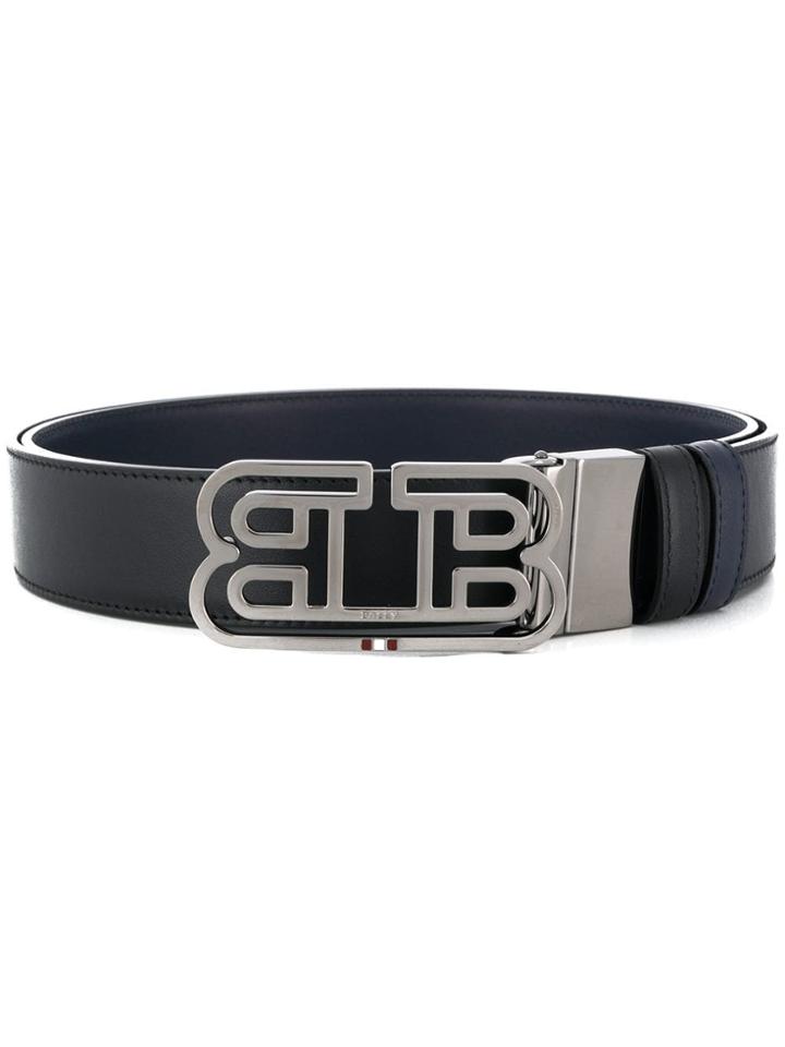 Bally Black Monogram Belt