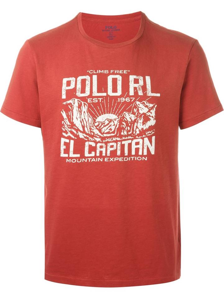Polo Ralph Lauren Distressed Logo Print T-shirt