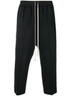Rick Owens Drawstring Cropped Astaires - Black
