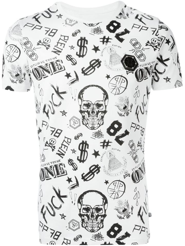 Philipp Plein 'poker Face' T-shrt