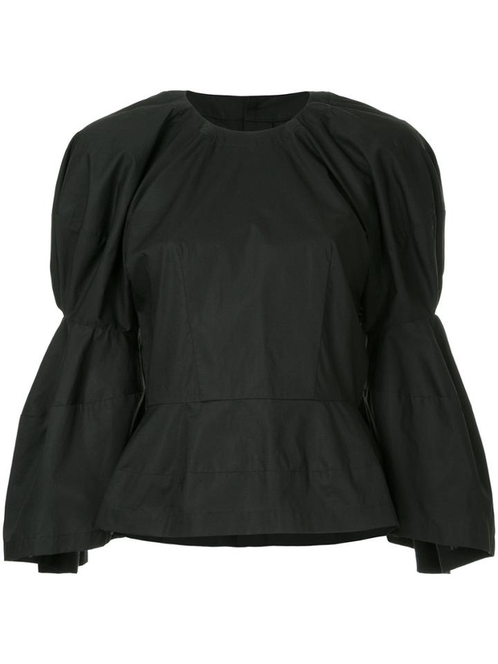 Miyao Structured Blouse - Black