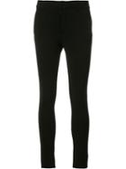 Calvin Klein Skinny Trousers, Women's, Size: 12, Black, Cotton