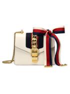 Gucci - Sylvie Leather Mini Chain Bag - Women - Leather/nylon/metal/microfibre - One Size, Nude/neutrals, Leather/nylon/metal/microfibre