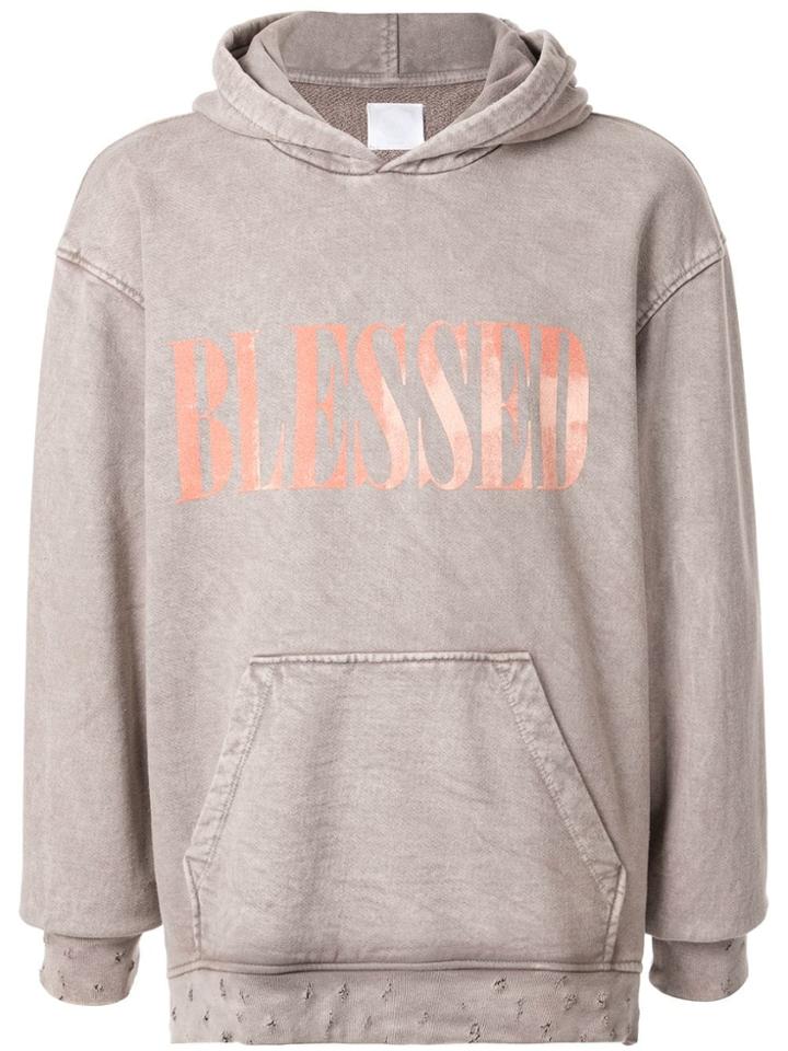 Alchemist Blessed Print Hoodie - Brown
