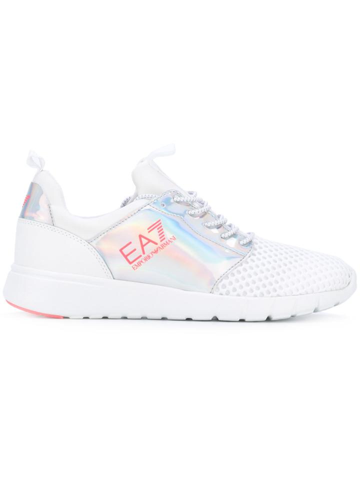 Ea7 Emporio Armani 'new Racer' Trainers - White