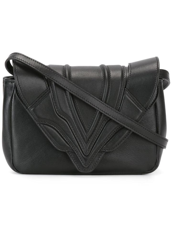 Elena Ghisellini Sensu Crossbody Bag, Women's, Black, Calf Leather