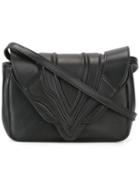 Elena Ghisellini Sensu Crossbody Bag, Women's, Black, Calf Leather