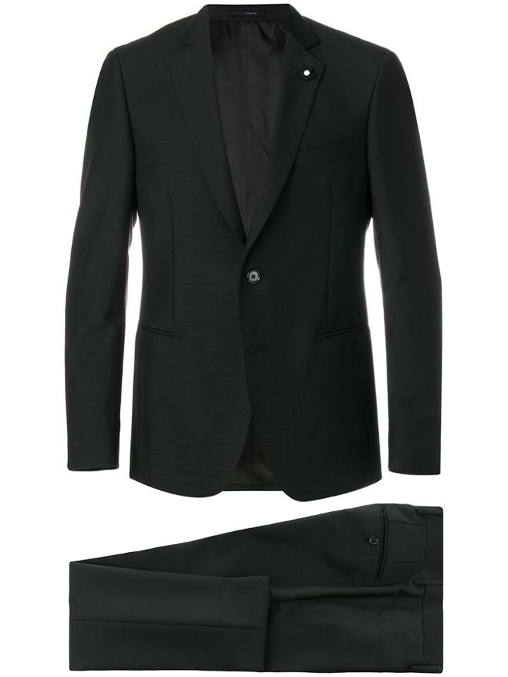 Lardini Two Piece Dinner Suit - Black