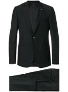 Lardini Two Piece Dinner Suit - Black