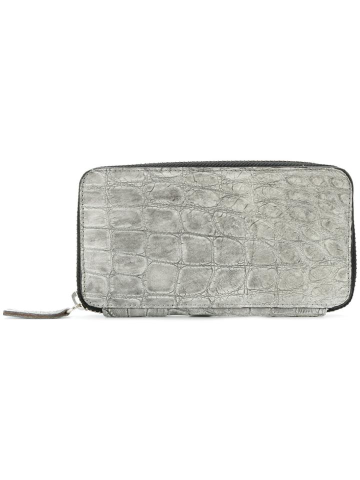 Isaac Sellam Experience Embossed Wallet - Grey
