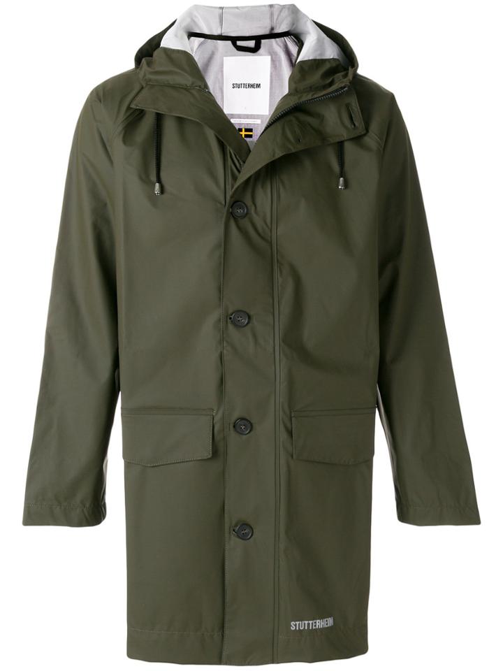 Stutterheim Ekeby Raincoat - Green