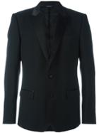 Dolce & Gabbana Tuxedo Jacket, Men's, Size: 48, Black, Silk/polyester/acetate/virgin Wool