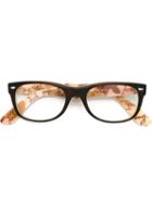 Ray-ban Monogram Print Glasses, Black, Acetate