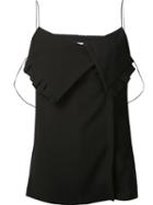 Edun Slipping Camisole Top, Women's, Size: 4, Black, Polyester/spandex/elastane