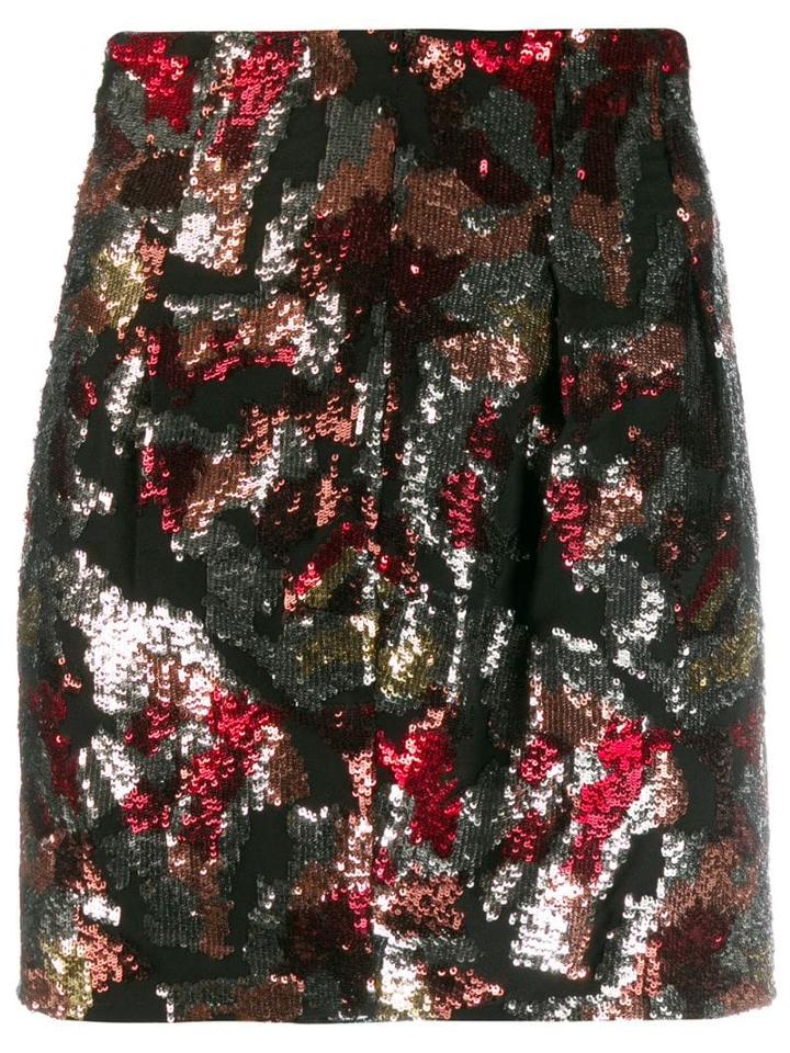 Iro Liv Sequinned Skirt - Red