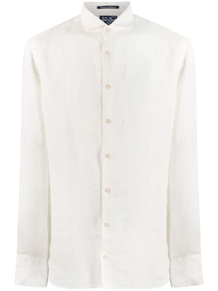 Mc2 Saint Barth Cutaway Collar Shirt - White